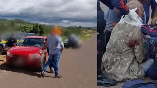 Idoso de 81 anos sofre grave acidente ao ser stropelado na BR-419 em Aquidauana