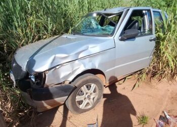 Motociclista fica ferido após colidir com fiat uno em Três Lagoas