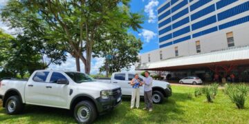 HRMS recebe novos veículos para fortalecer logística e atendimento à saúde