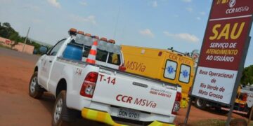 Idosa morre em acidente de trânsito na BR-163 em Campo Grande