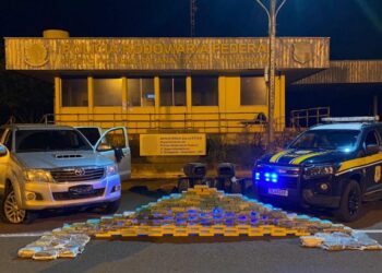 Polícia Rodoviária Federal apreende 148 kg de cocaína em Anastácio