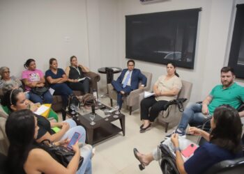 Vereadores recebem mães atípicas em busca de soluções para falta de fraldas e suplemento alimentar