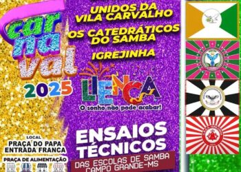 Ensaios técnicos das escolas de samba agitam a Praça do Papa nesta quarta-feira