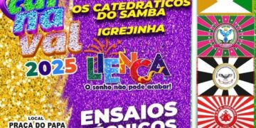 Ensaios técnicos das escolas de samba agitam a Praça do Papa nesta quarta-feira