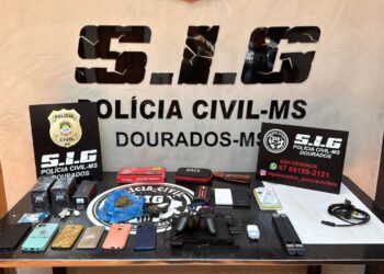 Dupla é presa por furto em loja de celulares em Dourados