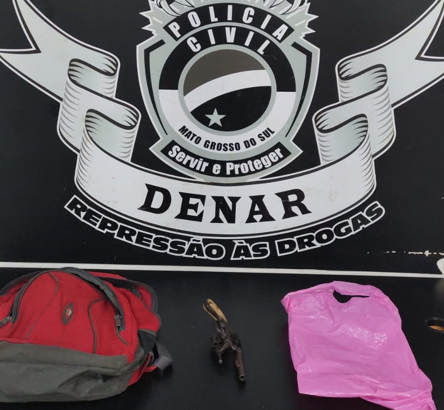 Homem é preso com arma de fogo em ação da DENAR em Campo Grande