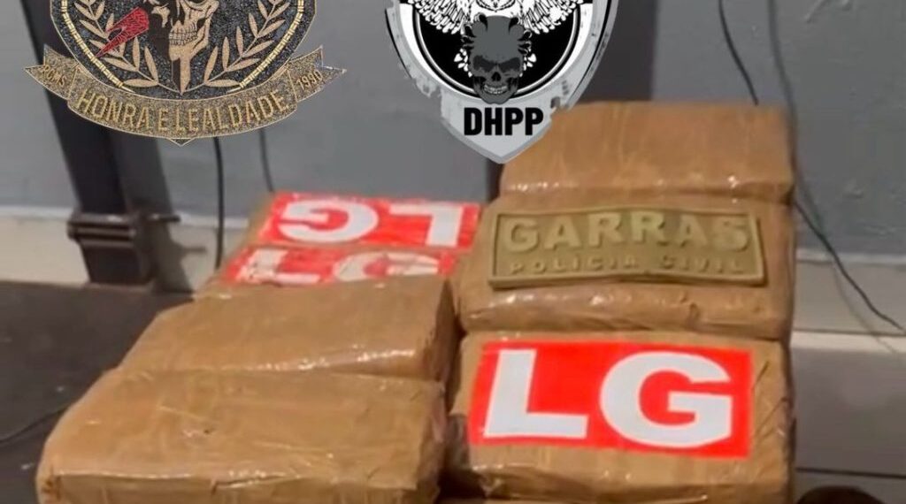Três são presos duarante operação com mais de 40kg de drogas apreendidas em Campo Grande