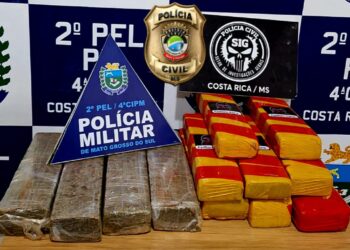 Dois são presos por tráfico de drogas em Costa Rica