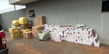 Quatro são presos durante operação que desmantelou entreposto de contrabando em Nova Alvorada do Sul