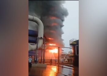 Incêndio em refinaria da Inpasa é controlado pela brigada de incêndio em Dourados