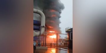 Incêndio em refinaria da Inpasa é controlado pela brigada de incêndio em Dourados