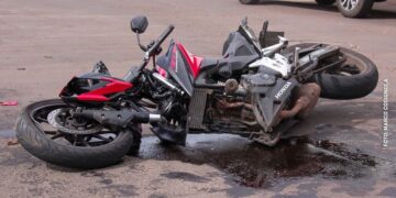 Idoso embriagado é preso após atropelar motociclista e fugir em Campo Grande