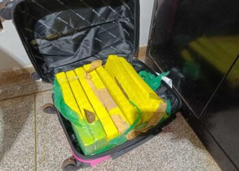 Jovem é presa com 13 kg de maconha em ônibus enquanto viajava com as filhas em MS