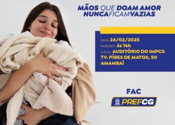 “Mãos que doam amor nunca ficam vazias” é tema da  edição 2025 da Campanha do Agasalho do FAC