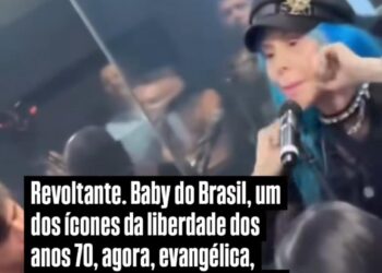 “Se teve abuso sexual perdoa”: Baby do Brasil causa polêmica e revolta com declaração em culto evangélico 