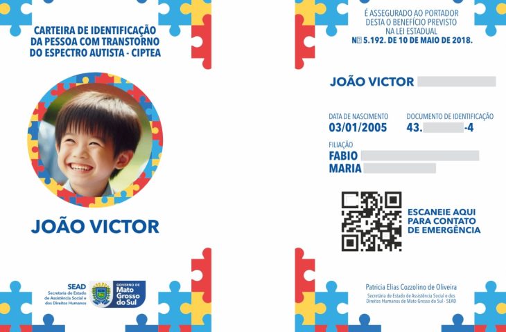 Veja como pedir: Carteira do Autista substitui laudo médico para desconto no IPVA em MS