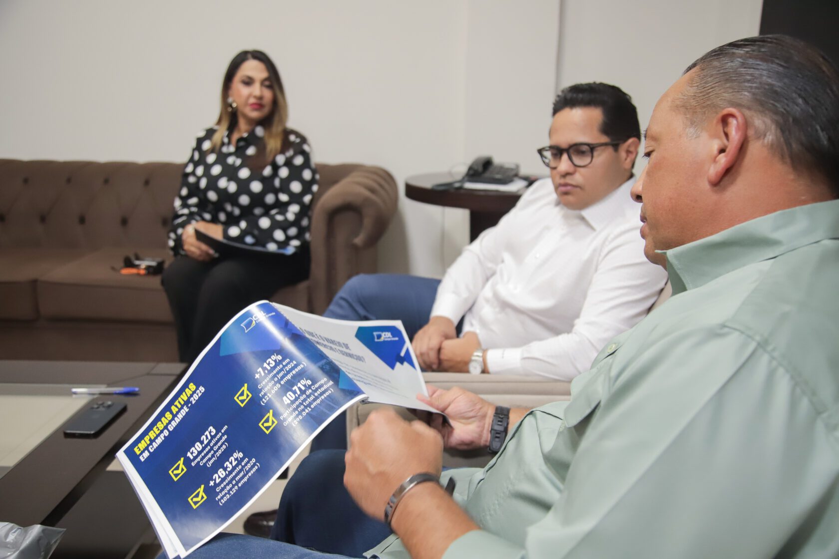 Presidente da Câmara debate demandas do comércio varejista com líderes do setor