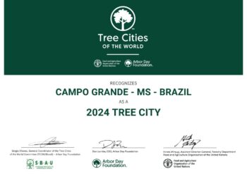 Campo Grande é hexa: capital é mais uma vez Tree City of the World