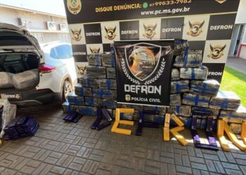 Polícia apreende mais de uma tonelada de maconha e recupera veículo furtado em Dourados