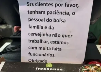 Restaurante culpa ‘pessoal do bolsa família’ por faltas; diretoria se ‘desculpa’