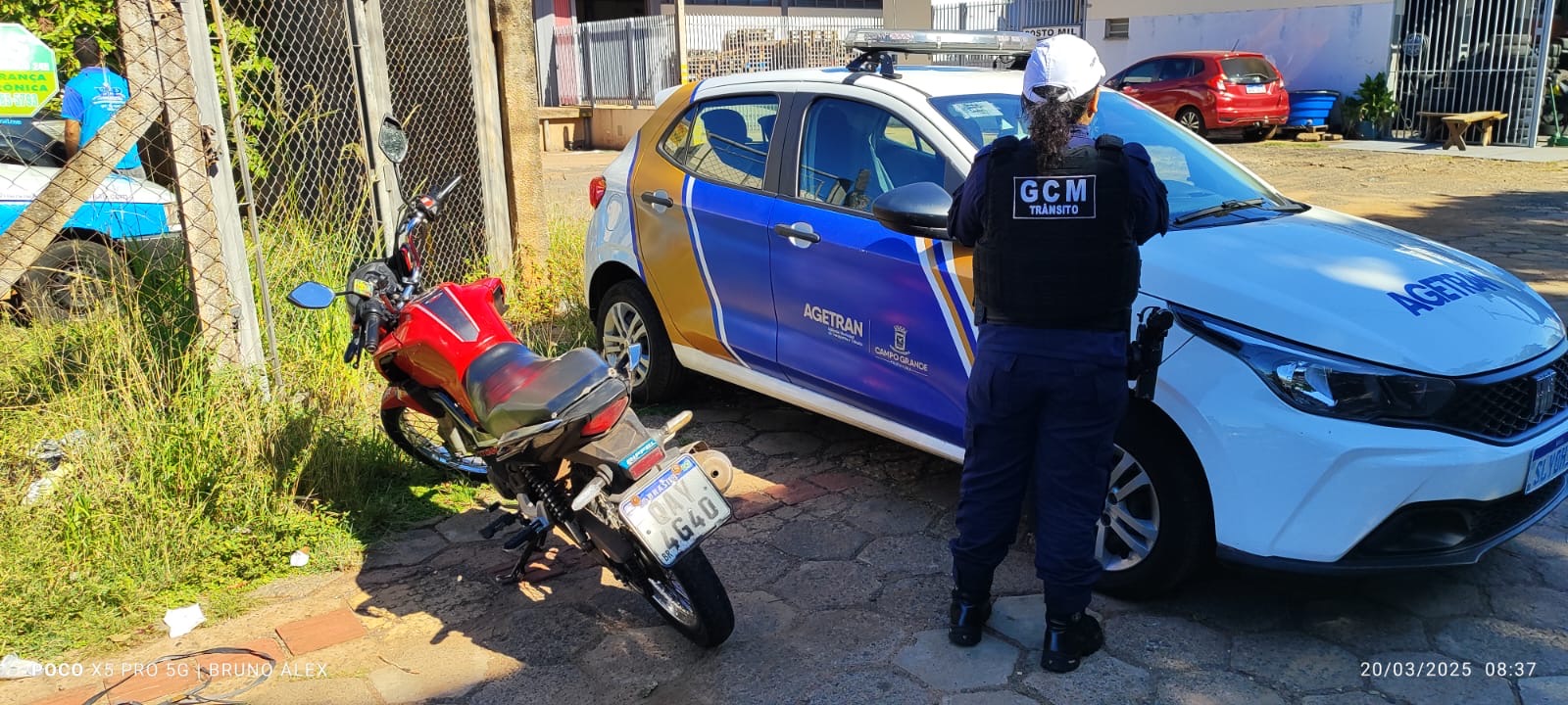 GCM apreende moto com R$ 163,8 mil em débitos 