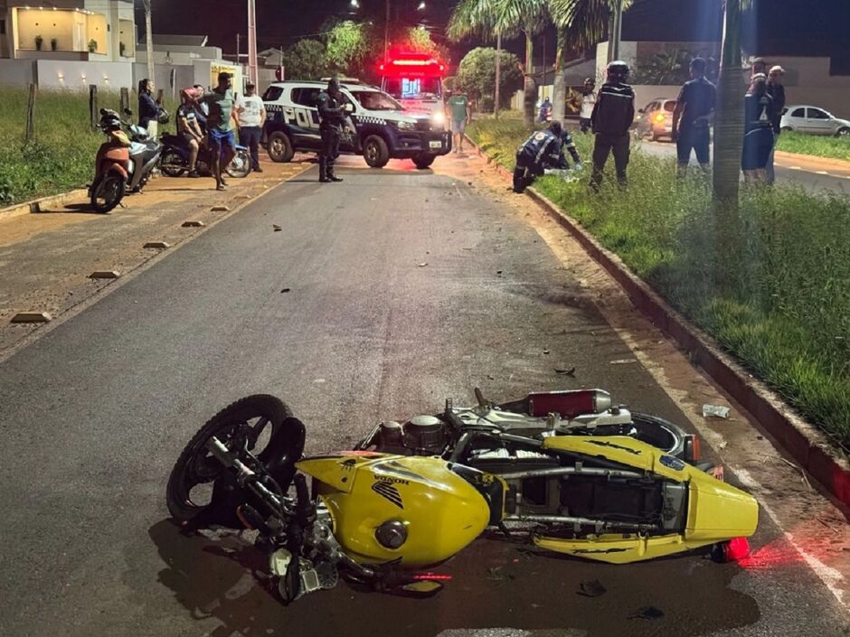 Jovem morre acidente de moto em Nova Andradina