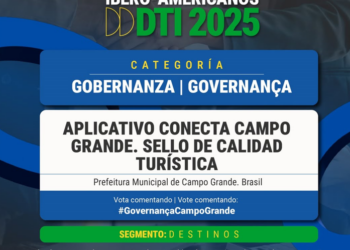 Campo Grande é finalista em 2 categorias do Prêmio Ibero-Americano de Destino Turístico Inteligente 2025; veja como votar