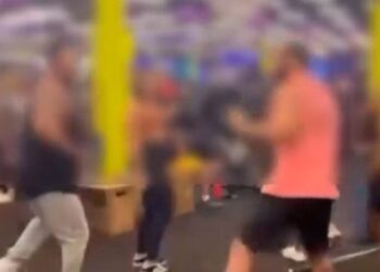 Vídeo: Academia de Campo Grande se transforma em ringue com direito a lançamento de pesos