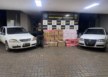 DOF apreende veículos com R$ 415 mil em contrabando durante operação em Maracaju