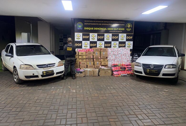 DOF apreende veículos com R$ 415 mil em contrabando durante operação em Maracaju