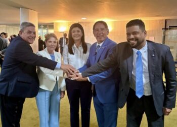 Agora do “mesmo lado”, Rose Modesto participa do lançamento da UP ao lado de Tereza Cristina