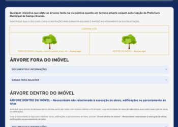 Campo Grande amplia atendimento para poda e remoção de árvores com novo sistema digital