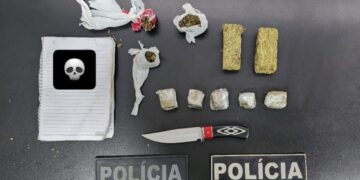 Polícia Civil e PM desmontam ponto de tráfico em alojamento de trabalhadores em Santa Rita do Pardo