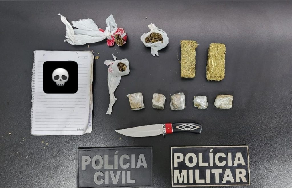 Polícia Civil e PM desmontam ponto de tráfico em alojamento de trabalhadores em Santa Rita do Pardo