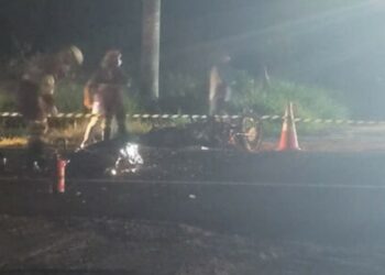 Motociclista morre em colisão com carro de aplicativo na BR-163, em Campo Grande