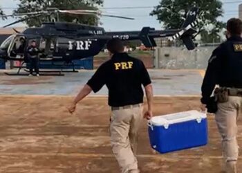 PRF realiza transporte de urgência de órgãos para transplante entre Dourados e Campo Grande
