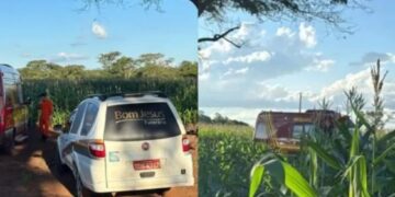 Idoso é encontrado morto em plantação de milho após sair para pescar em Rio Brilhante