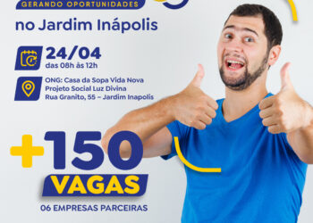 Emprega CG leva mais de 150 oportunidades ao Jardim Inápolis nesta quinta-feira (24) Emprega CG leva mais de 150 oportunidades ao Jardim Inápolis nesta quinta-feira (24)
