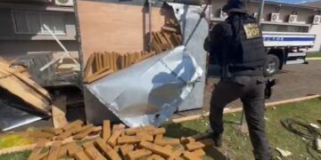 Polícia apreende 1,3 tonelada de maconha escondida em câmaras frias