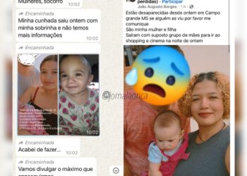 Postagem nas redes: assassino simulou desaparecimento e mobilizou a própria família após matar mulher e bebê