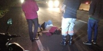 Homem sofre atropelamento grave e tem braço esmagado na BR-463, em Dourados