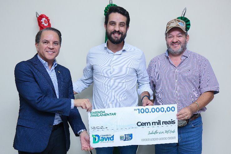 Coronel David entrega emenda de R0 mil para a saúde de Deodápolis