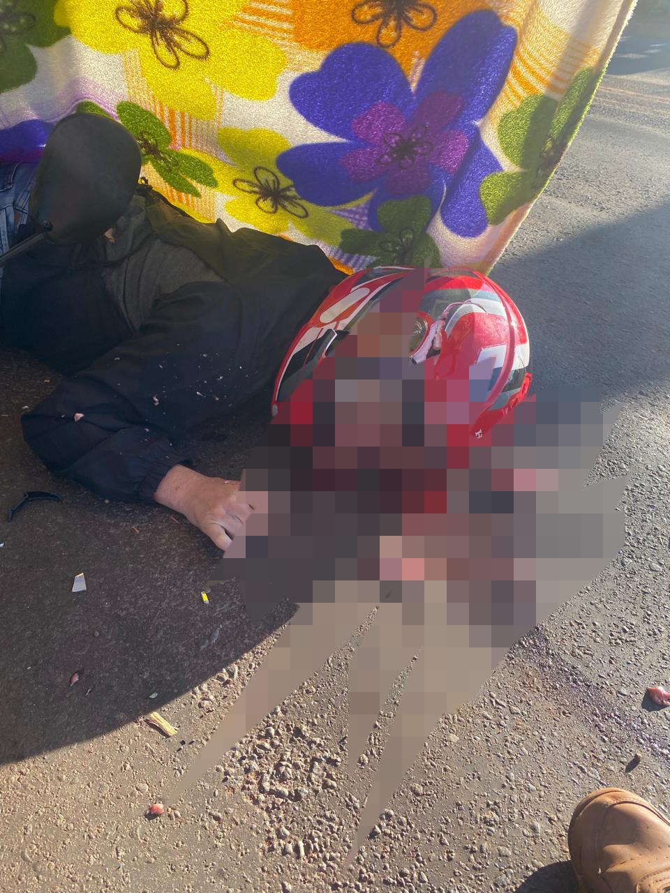 Motociclista morre na rotatória do Indubrasil