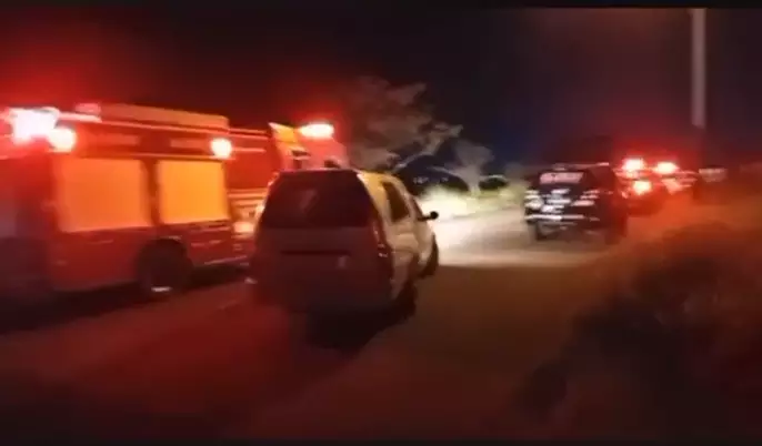Corpos carbonizados de mulher e bebê são encontrados em área de mata no Indubrasil