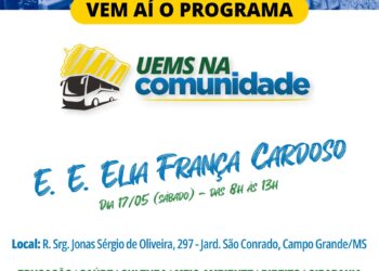 UEMS na Comunidade leva ação de cidadania ao bairro São Conrado neste sábado
