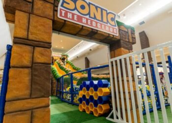 Sonic Mountain Park chega a Campo Grande e encanta a criançada com brinquedos radicais