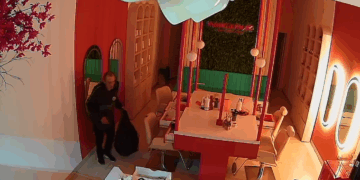 Ladrão invade salão e faz “limpa” na cara dura; câmeras flagraram crime