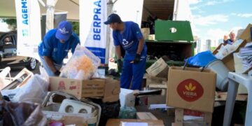 Drive Thru da Reciclagem arrecada mais de 7 toneladas de resíduos e mobiliza centenas de estudantes em Campo Grande