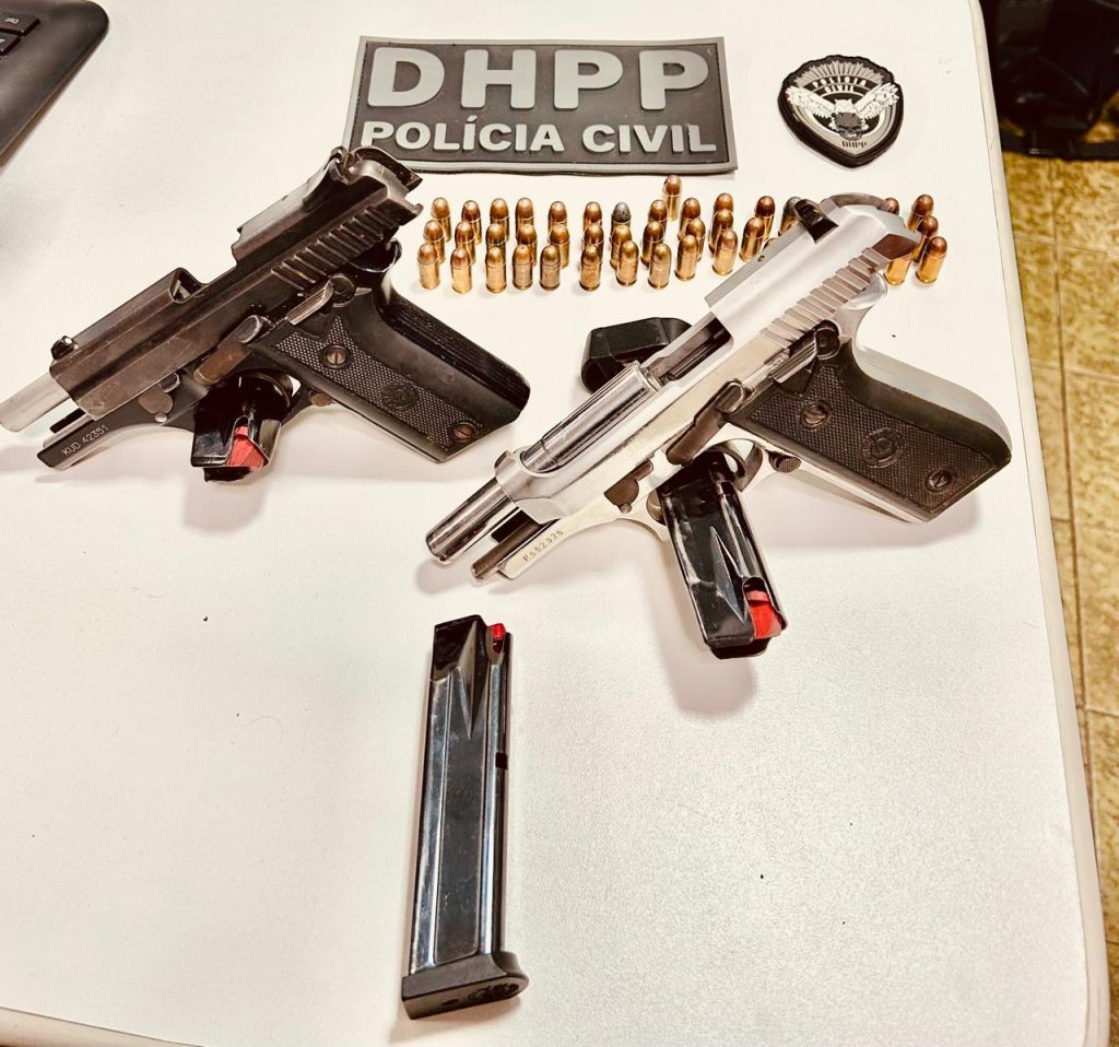 Preso com duas pistolas, homem de 29 anos seria “matador” de facção em guerra por território em Campo Grande