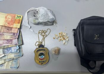 Casal é preso por tráfico em Naviraí com drogas escondidas pela casa